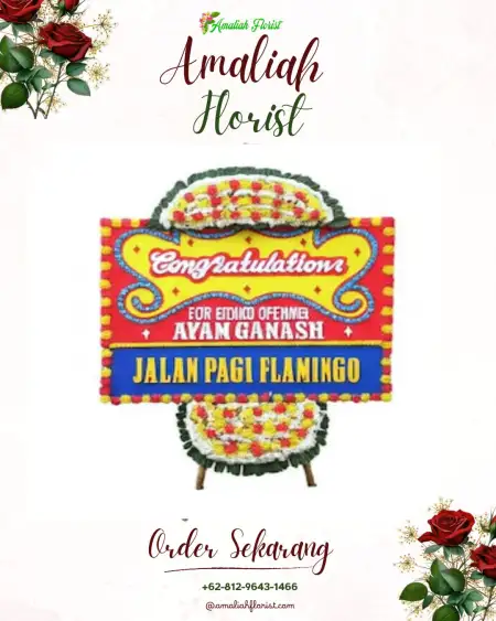 Sewa Papan Bunga Pagar Jati